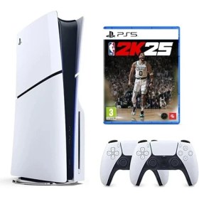 Resim Sony Playstation 5 Slim 1 TB Ithalatçı Garantili +2.kol Dualsense + Ps5 Nba 2K25 Oyun 