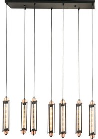 Resim Lampaluce Detenzione Tasarımı Modern Sarkıt Sıralı Yemek Masası Ü 