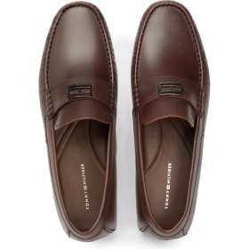 Resim Tommy Hilfiger Kahve Erkek Loafer Hardware Hılfıger Drıver Shoe 