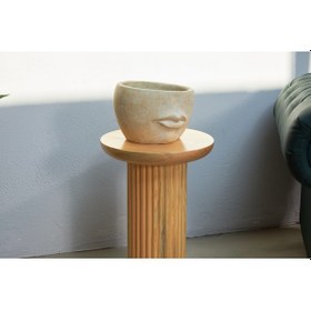 Resim Treg Çam Yan Sehpa Masif Ahşap Çam Ağacı 