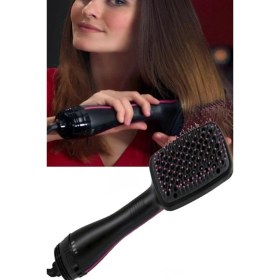 Resim Volemi Elektrikli Hava Üflemeli Saç Düzleştirici Taraklı Fön Makinesi 