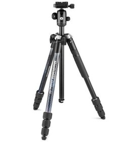 Resim Manfrotto Element MII Alüminyum Tripod Yuvarlak Başlı (Siyah) 