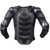 Resim Dm Ghost Racing F060 Motosiklet Dişli Göğüs Koruyucu Dirsek Pedi Düşme Zırh Elbisesi M Siyah M 