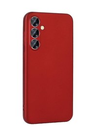 Resim Galaxy S24 Kılıf Zore Premier Silikon Kapak Mürdüm 