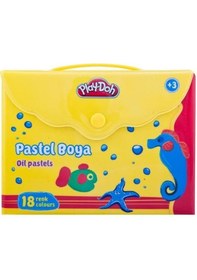 Resim Play-Doh Çantalı Pastel Boya 18 Renk 