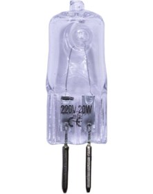 Resim Perium 20W 220V 3000K Halojen Kapsül Ampul G6.35 Duy 50X15Mm 