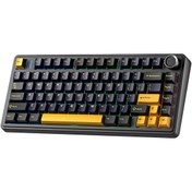 Resim Aula F75 Mekanik Rgb Tkl Gray Switch Kablosuz Makrolu Hot Swap Klavye 