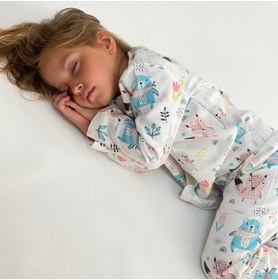 Resim Miniko Butik %100 Pamuk Pazen Çocuk Pijama Takımı 