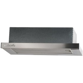 Resim White Daisy F6 Çift Motor Çift Filtre Inox Panel Sürgülü Aspiratör 