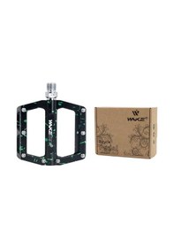 Resim Wake Aluminyum Rulmanlı Kamuflaj Desenli Pedal 116. X 97.6mm Siyah-yeşil 