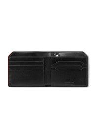 Resim Mont Blanc Montblanc Meisterstück Selection Rouge Et Noir Cüzdan 6 Cc 129639 Siyah 