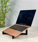 Resim Genel Markalar Taşınabilir Siyah Ahşap Notebook Yükseltici&laptop Standı 