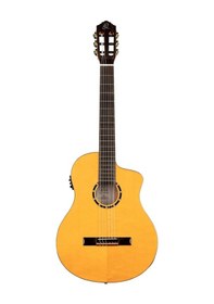 Resim Ortega Family Series Pro Flamenco Elektro Klasik Gitar Natural 