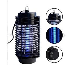 Resim Elektrikli Sinek Öldürücü Cihaz Mor Işık LED Ampul Hava Koşullarına Dayanıklı Çok Renkli 