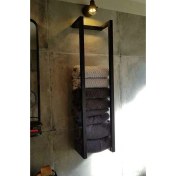 Resim Weblonya Metal Banyo Rafı Havluluk Duvar Rafı 3026 