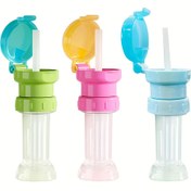 Resim 2 adet Silikon Pipet Kapağı Su Şişeleri için - Soda Dökülmesini Önler, Seyahat ve Açık Hava Aktiviteleri için İdeal, Yeşil, Sarı, Mavi, Pembe ve Daha Fazla Renklerde Mevcut, Seyahat Aksesuarları | Canlı Pipet Kapakları | Esnek Pipet Kapakları 