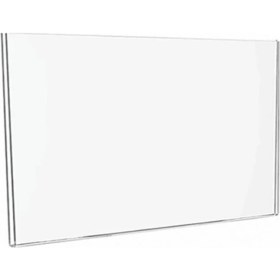 Resim Soylu Pleksi A3 U Tipi Yatay Föylük Broşürlük Şeffaf Pleksi - 5li Paket 