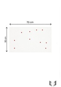 Resim Yiğit Metal Mıknatıslı Pano Beyaz Ofis/çalışma Odası İçin Mıknatıs Hediyeli Metal Magnet Hatıra Panosu 50 x 70 CM 