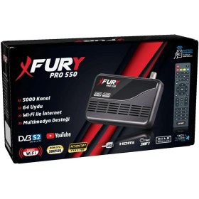 Resim Fury Çanaklı Çanaksız Wi-Fi Dahil Full Hd Sınırsız Internet Tv Uydu Alıcı 