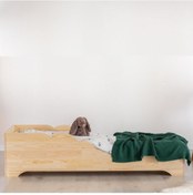 Resim Markaawm Markaawm Night Montessori Karyola Ahşap Yatak Akçaağaç 