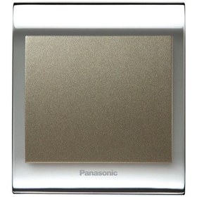 Resim Viko Panasonic Thea Blu Tekli Anahtar Çerçeve Chrome+beyaz, Kapak Dore 