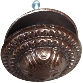 Resim BAKIR Klasik Demir Kapı Topuzu 