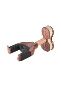 Resim Prestigegoods Duvara Monte Keman Viyola Askı Kancası Otomatik Tutucu Sistem Gül Ağacı Rengi Gül Ağacı Rengi 