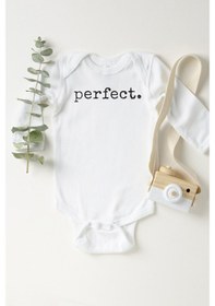 Resim Tuğbababy Baby Unisex Bebek Beyaz Perfect Uzun Kollu Çıtçıtlı Kız Erkek Beyaz 