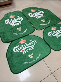 Resim Dekor HALI PASPAS UNİVERSAL 4 PARÇA SET KAYMAZ TABAN YIKANABİLİR 