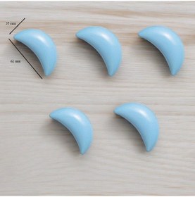 Resim 5 Adet Modern Ay Kulp Bebek Çocuk Genç Odası Çekmece Dolap Mobilya Kulpu 001 