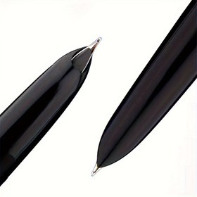 Resim Jinhao 911 Paslanmaz Çelik Klasik Gövde Finansal Uç 0.38mm Aşırı İnce Dolma Kalem Kırtasiye Ofis Okul Malzemeleri 