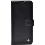 Resim iPhone Uyumlu X Kılıf Pu Deri Kapaklı Standlı Kartlıklı Bölmeli Kapak Delx 