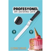 Resim mrpurple Turk Pasta Spatulası Profesyonel 304 Paslanmaz Çelik 37 Cm 