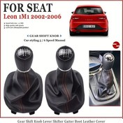 Resim Xuweiwei Seat Leon 1m1 2002 2006 Manuel 5 İleri Vites Shift Knob Car Gear Shift Kolu 