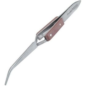 Resim Proskit Çapraz Bacaklı Eğri Uçlu Lehimleme Cımbızı 1Pk117T 