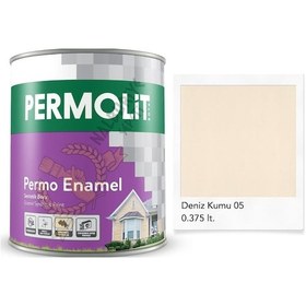Resim Permolit Enamel Sentetik Yağlı Boya Deniz Kumu 0.375 Lt. 350 ML 