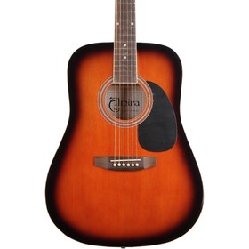 Resim Almira F650N-SB Akustik Gitar - Sunburst (Başlangıç - Dreadnought Kasa) | Geleneksel Sunburst Kaplama, Ergonomik Sap Profili, Akustik Gövde Rezonansı | Ölçüler: 41 İnç Standart Dreadnought 