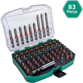 Resim 6419 Adaptörlü Bits Uç Vidalama Seti 83 Parça 