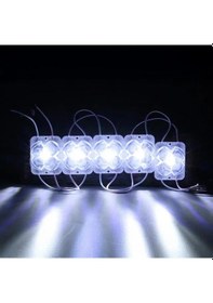 Resim Powermaster Pm-14711 12 Volt 2 Watt Soğuk Beyaz Yanıp Sönen Çakar 4333-3030 Modül Led 43x33x28mm 
