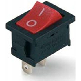 Resim Mini Işıksız Anahtar On-off 2p Kırmızı 10 Adet 