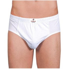 Resim Seher Yıldızı Beyaz 6'lı Paket %100 Pamuk Erkek Slip Külot 0005 