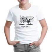 Resim Lord T-Shirt Rock'n Roll Stars Beyaz Çocuk Tshirt 