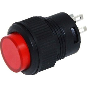 Resim Ic-180c Yuvarlak 3p Işıklı 16mm Basmalı Kalıcı Buton 