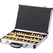 Resim CelestialCo 35PCS 1/4inch Shank Yönlendirici Bit Seti Düz Oturma Boncuk Bitleri Ahşap Freze Kesiciler Gravür Kesme Aletleri (Yurt Dışından) 