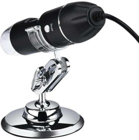 Resim Alfalink 1600X Zoom 2mp USB Dijital Mikroskop 8 Ledli Kamera Saç, Cilt Analizi, Eğitim, Endüstriyel 