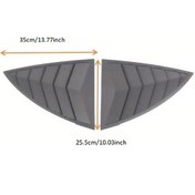 Resim Globalbloom Tesla Model Y 2021 2024 Yan Pencere Panjur Kapağı Spor Stil Bright Carbon 2 Adet 