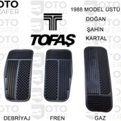 Resim Tofas Uyumlu Pedal Lastigi Dogan Sahin Kartal Fren Debriyaj Gaz 3 Parça 463553323 