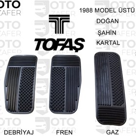 Resim Tofas Uyumlu Pedal Lastigi Dogan Sahin Kartal Fren Debriyaj Gaz 3 Parça 463553323 