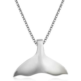 Resim Gümüş Balık Kuyruğu Kolye 