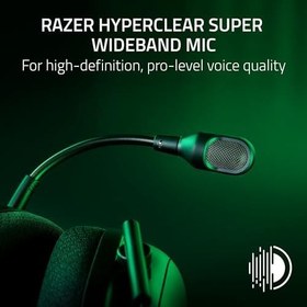 Resim Razer BlackShark V2 Pro (2023) - PC Premium Kablosuz E-Spor Kulaklığı (HyperClear Süper Geniş Bant Mikrofon, TriForce Titanyum 50mm Sürücü, HyperSpeed ​​Kablosuz, 70 Saat Pil) Siyah 